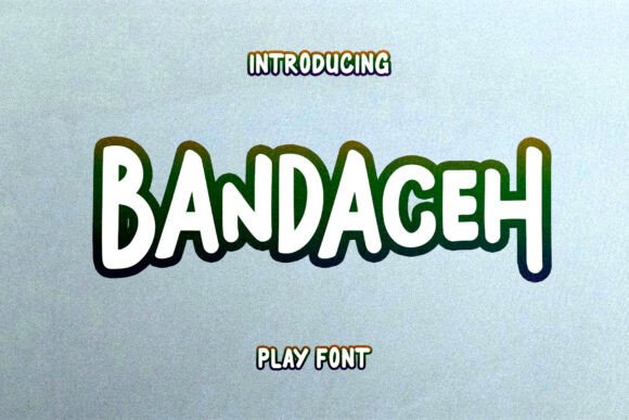Bandaceh: A Modern Display Font for Bold, Stylish Design Projects