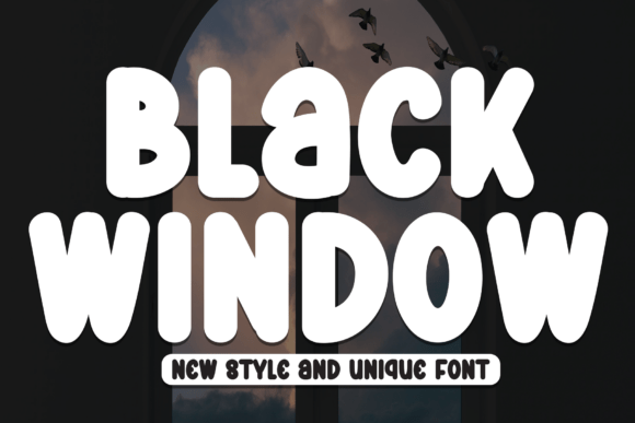 Black Window: A Bold Display Font for Dynamic Design Projects