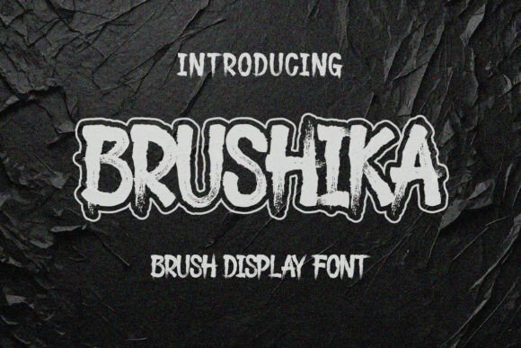 Brushika: Infusing Authenticity into Design with Bold, Organic Typography