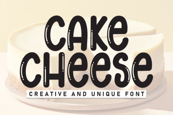 Cake Cheese: A Playful Typeface for Creative Expression