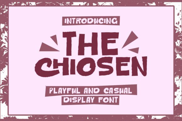 Chiosen: A Bold, Quirky Font for Playful Designs