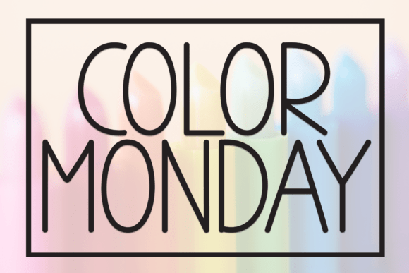 Color Monday: A Handwritten Font That Balances Playfulness and Elegance