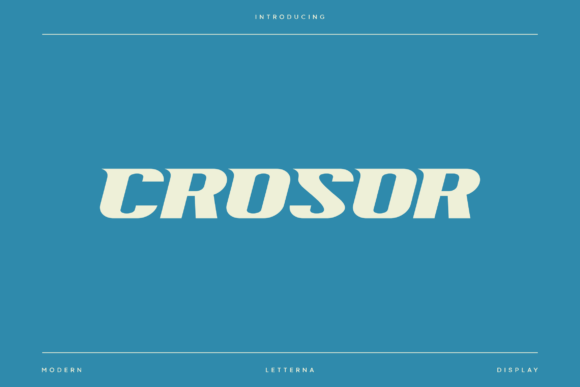 Crosor: The Bold Sport Font That Elevates Modern Design