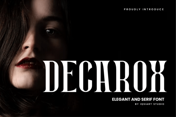 Decarox: Elevating Design with Sophisticated Serif Typography