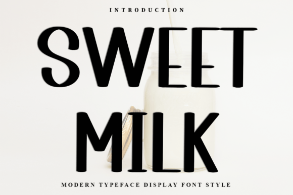 Discover the Magic of Sweet Milk Font: A Festive Typeface for Holiday Designs