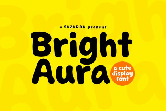 Discover the Unique Appeal of Bright Aura: A Versatile Display Font for Creative Designers