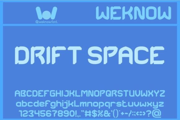 Drift Space: The Futuristic Font Redefining Modern Design