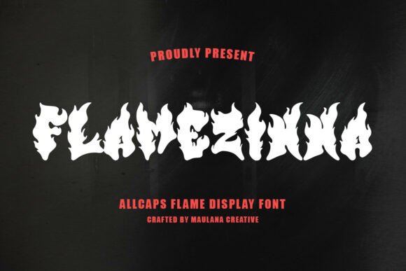 FLAMEZINNA: WHEN TYPOGRAPHY MEETS FIRE