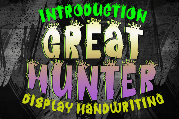 Great Hunter: A Wildly Playful Font for Bold Design Projects