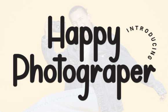 Happy Photograper: A Font That Captures Joy and Creativity