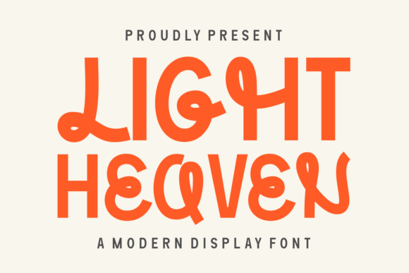 Light Heaven: A Stylish Typeface with Hidden Depths