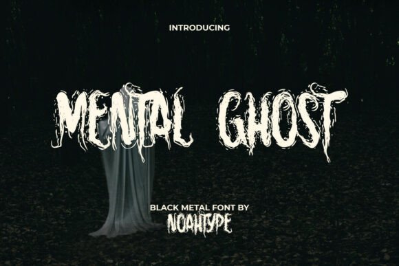 Mentalghost: A Hardcore Metal Horror Font That Demands Attention