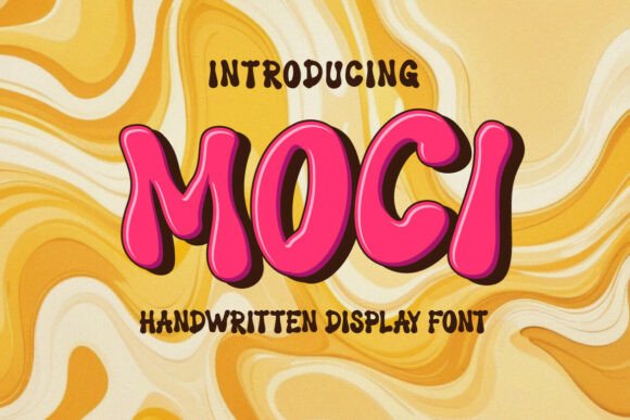 Moci: The Playful Display Font That Brings Joy to Typography