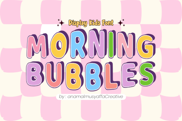 Morning Bubbles: A Playful Typography Choice for Modern Design