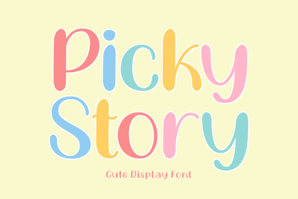 Picky Story: A Playful Font for Creative Projects