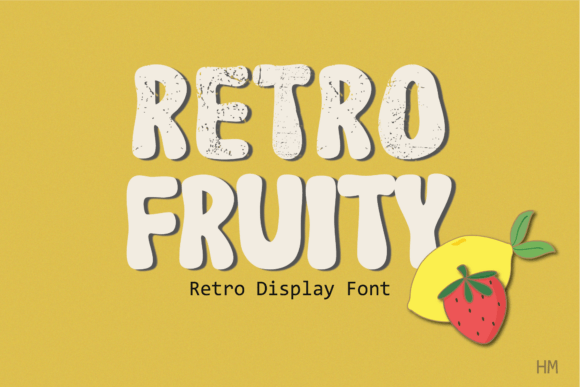 Reviving Nostalgia with Retro Fruity: How a Bold, Bubbly Font is Capturing Creative Minds