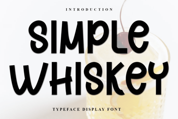Simple Whiskey: A Festive Typeface That Elevates Holiday Designs