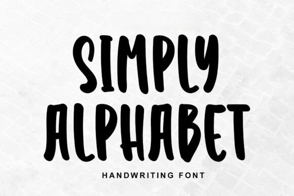 Simply Alphabet – A Playful Display Font for Creative Projects