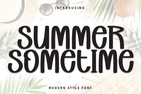 Summer Sometime: A Fresh, Inviting Font for Modern Design Projects