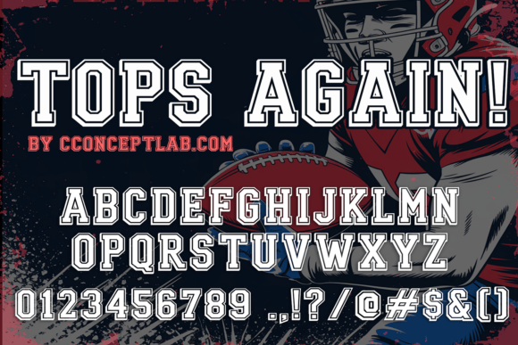 Tops Again: A Bold Typography Choice for Impactful Design