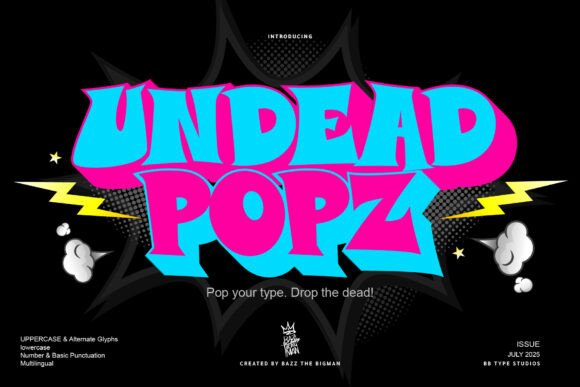 Undead Popz: Injecting Energy Into Modern Design With Bold Typography