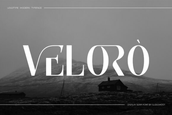 Veloro: A Stylish Serif Font for Modern Design Projects